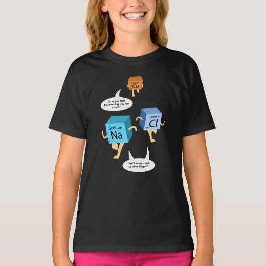 Funny Chemistry Periodic Table Elements Pun T-shirt (Voorkant)