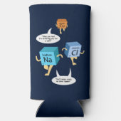 Funny Chemistry Periodic Table Elements Science Seltzer Blikjeskoeler (Achterkant)