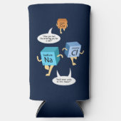 Funny Chemistry Periodic Table Elements Science Seltzer Blikjeskoeler (Voorkant)