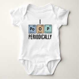 Funny Chemistry Poop periodiek Romper