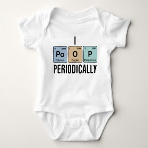 Funny Chemistry Poop periodiek Romper