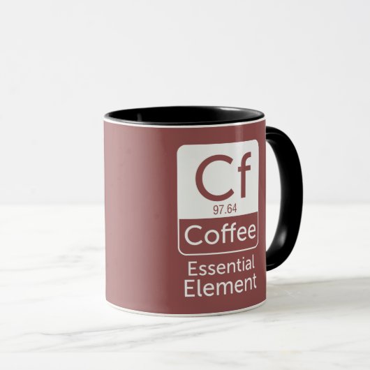 Funny Chemistry Pun Joke coffeesemelem Mok (Voorkant rechts)