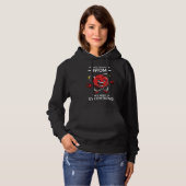 Funny Chemistry Science vertrouwt nooit op een Ato Hoodie (Voorkant volledig)