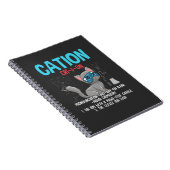 Funny Chemistry Scientist Cation Element Cat Lover Notitieboek (Rechterzijde)