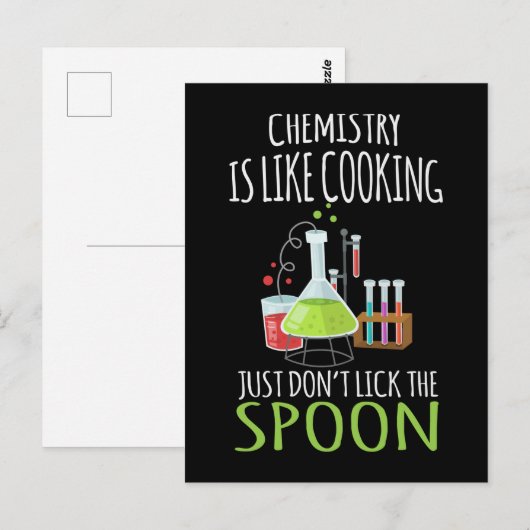 Funny Chemistry Scientist Laboratory Joke Briefkaart (Voorkant / Achterkant)
