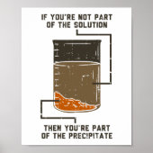 Funny Chemistry Solution Poster (Voorkant)