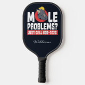 Funny Chemistry Teacher Lab Tech Personalized Pickleball Paddle (Achterkant)