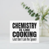 Funny Chemistry Teacher Quote Briefkaart (Staand voorkant)