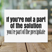 Funny Chemistry Teacher Quote Briefkaart