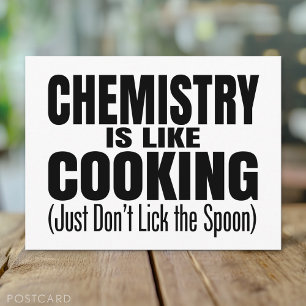 Funny Chemistry Teacher Quote Briefkaart