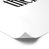 Funny Chemistry Teacher Quote - geen reactie Poster (Hoek)