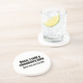 Funny Chemistry Teacher Quote - geen reactie Zandsteen Onderzetter (Zijkant)