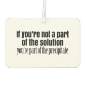 Funny Chemistry Teacher Quote Luchtverfrisser (Achterkant)