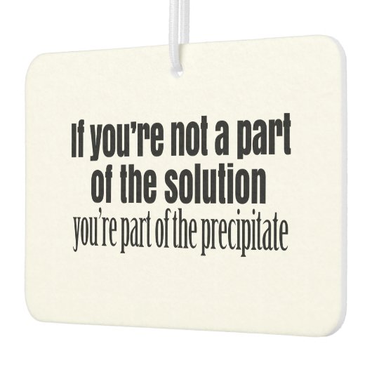 Funny Chemistry Teacher Quote Luchtverfrisser (Links)