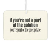 Funny Chemistry Teacher Quote Luchtverfrisser (Voorkant)