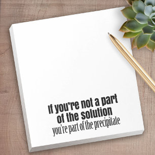 Funny Chemistry Teacher Quote Notitieblok