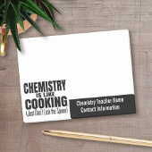 Funny Chemistry Teacher Quote Post-it® Notes