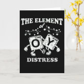 Funny Chemistry The Element of Distress Science Kaart (Gele Bloem)