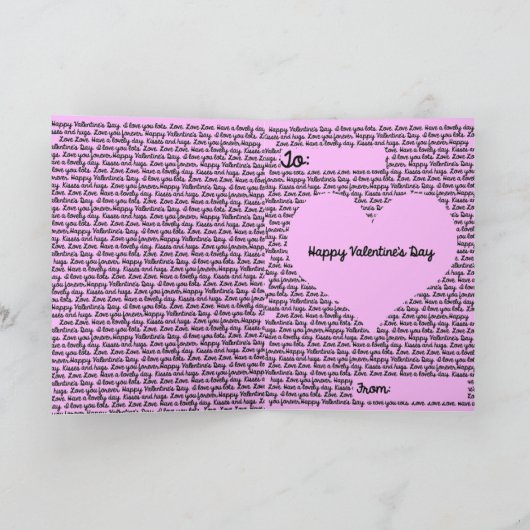 Funny Chemistry Valentijnsdag Card Feestdagen Kaart (Binnen)