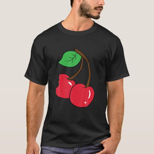 Funny Cherry Lover Cherries T-shirt (Voorkant)