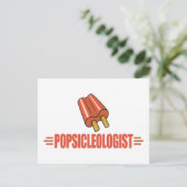 Funny Cherry Popsicle Lover Briefkaart (Staand voorkant)
