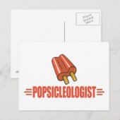 Funny Cherry Popsicle Lover Briefkaart (Voorkant / Achterkant)