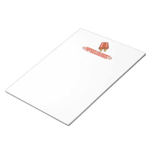 Funny Cherry Popsicle Lover Notitieblok (Schuin)