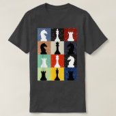 Funny Chess Board Game Humor set Chess T-shirt (Design voorkant)