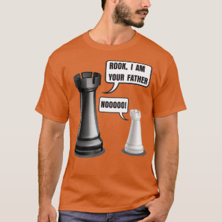 Funny Chess Board Player Humor Lover Rook I am T-shirt
