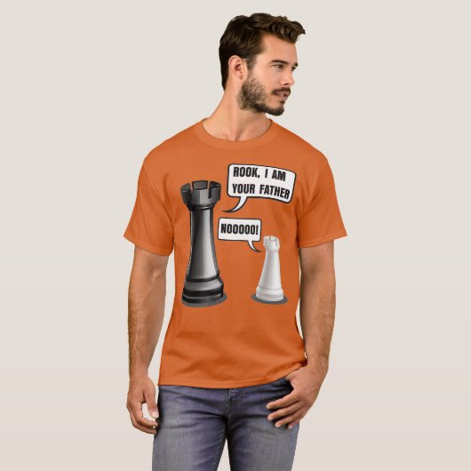 Funny Chess Board Player Humor Lover Rook I am T-shirt (Voorkant volledig)