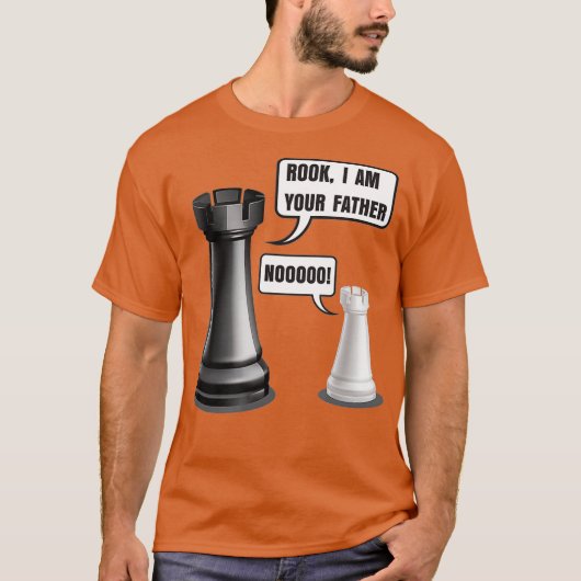 Funny Chess Board Player Humor Lover Rook I am T-shirt (Voorkant)