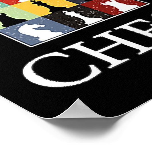 Funny Chess Board T-shirt Game Humor set Player Ch Poster (Hoek)