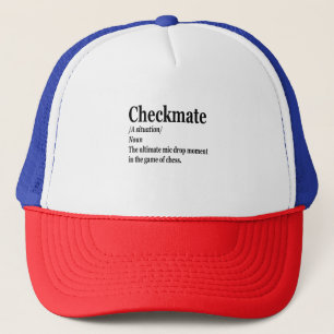 Funny Chess Checkmate Definition Chess Lover Trucker Pet