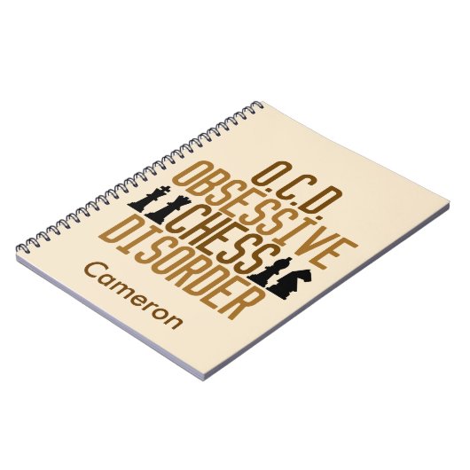 Funny Chess Custom Notitieboek (Linkerzijde)