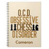 Funny Chess Custom Notitieboek (Voorkant)