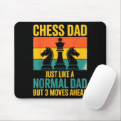 Funny Chess Dad Like Normal Dad Three Moves Ahead Muismat (Met muis)