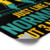 Funny Chess Dad Like Normal Dad Three Moves Ahead  Poster (Hoek)