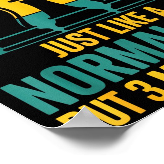 Funny Chess Dad Like Normal Dad Three Moves Ahead  Poster (Hoek)