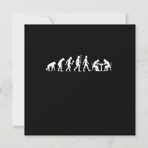 Funny Chess Evolution Chess Player Gift Idee Kaart