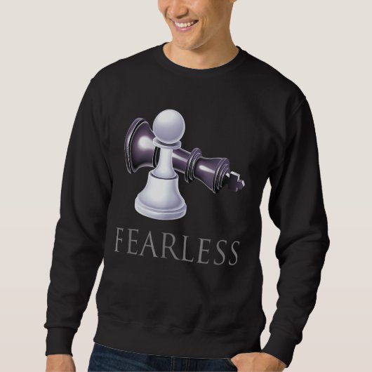 Funny Chess Fearless Chess Player Smart 1 Trui (Voorkant)
