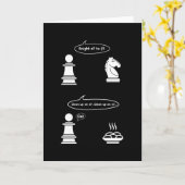 Funny Chess game Kaart (Gele Bloem)