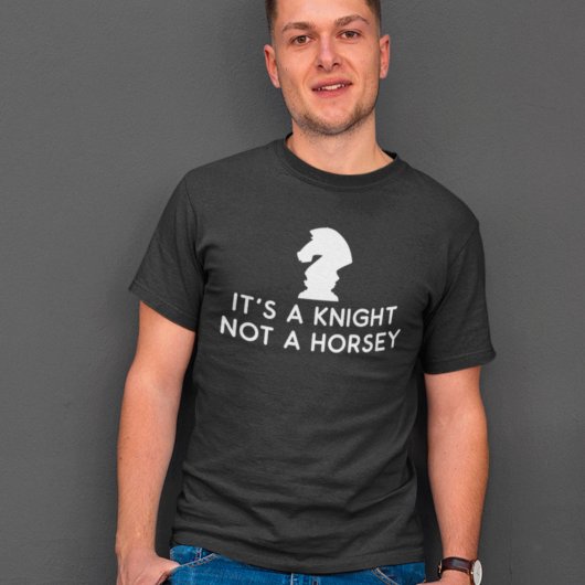 Funny Chess Het is een Knight, geen Horsey T-shirt