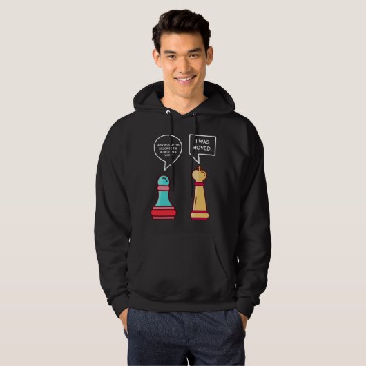 Funny Chess Hoodie (Voorkant volledig)