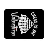 Funny Chess is mijn Valentijn Coach Player Fan Lov Magneet (Horizontaal)