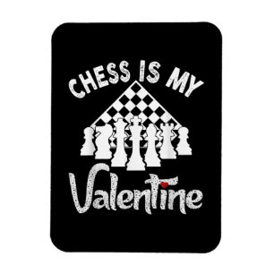 Funny Chess is mijn Valentijn Coach Player Fan Lov Magneet
