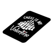 Funny Chess is mijn Valentijn Coach Player Fan Lov Magneet (Linkerzijde)