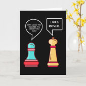 Funny Chess Kaart (Gele Bloem)