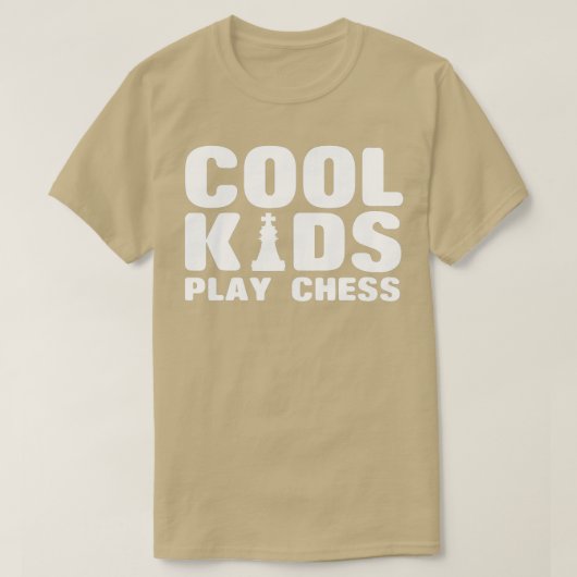 Funny Chess Kind Cool Kinder Play Chess Player T-shirt (Design voorkant)