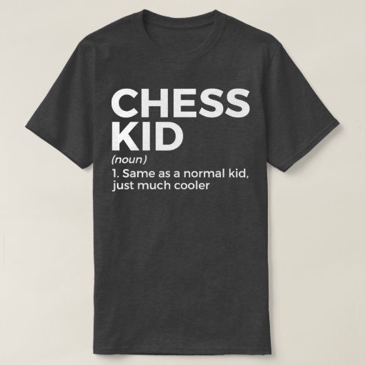 Funny Chess Kind Definition Chess Player T-shirt (Design voorkant)