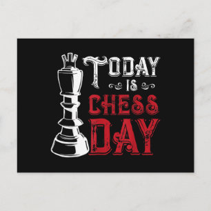 Funny Chess King Castling Design Aankondigingskaart